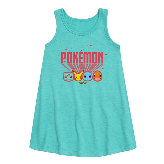 Pokémon - Retro Pokémon - Youth Girls A-line Dress