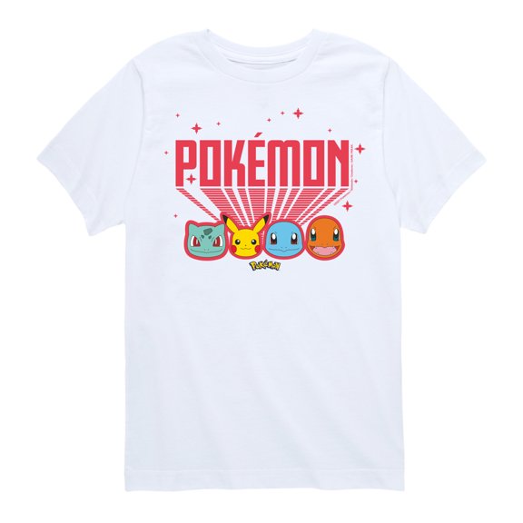 Pokémon - Retro Pokémon - Youth Short Sleeve Graphic T-Shirt