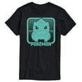 thumbnail image 1 of Pokémon - Retro Synthwave Bulbasaur - Men's Short Sleeve Graphic T-Shirt, 1 of 4