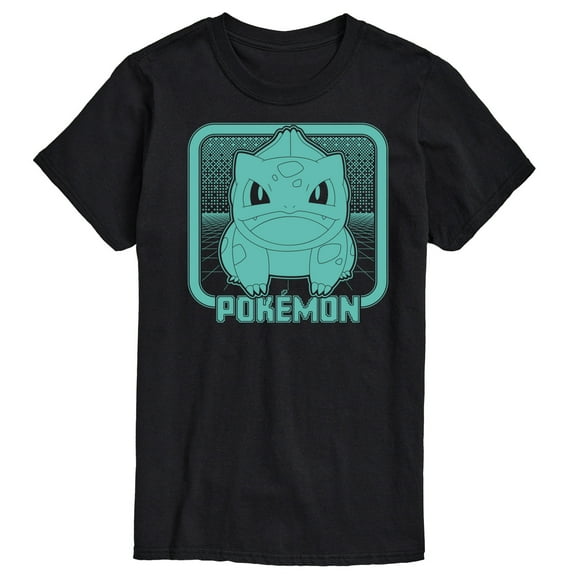 Pokémon - Retro Synthwave Bulbasaur - Men's Short Sleeve Graphic T-Shirt