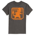 thumbnail image 1 of Pokémon - Retro Synthwave Charmander - Men's Short Sleeve Graphic T-Shirt, 1 of 4