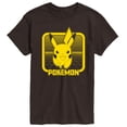 thumbnail image 1 of Pokémon - Retro Synthwave Pikachu - Men's Short Sleeve Graphic T-Shirt, 1 of 3