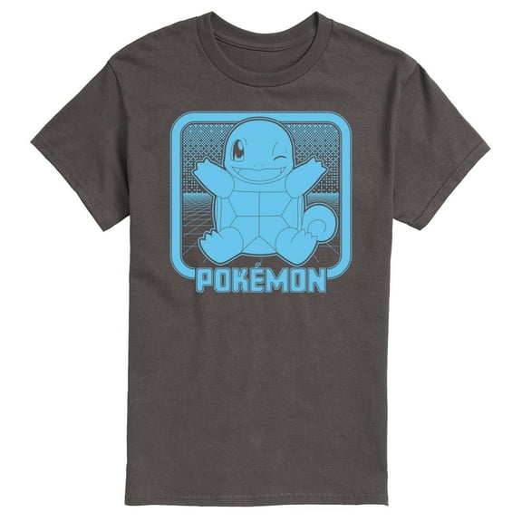 Pokémon - Retro Synthwave Squirtle - Men's Short Sleeve Graphic T-Shirt