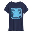 thumbnail image 1 of Pokémon - Retro Synthwave Squirtle -  Women's Short Sleeve Graphic T-Shirt, 1 of 5