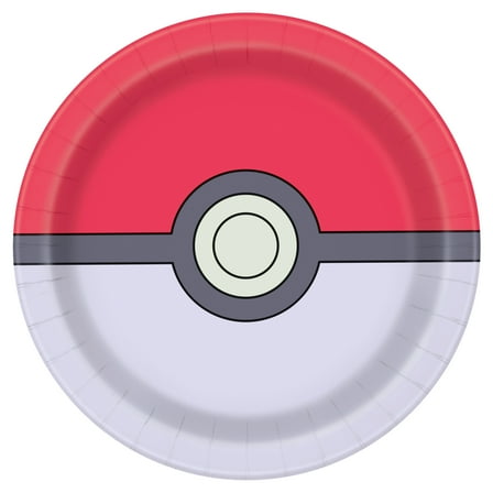 Pokémon Round 7” Dessert Plates, 8ct
