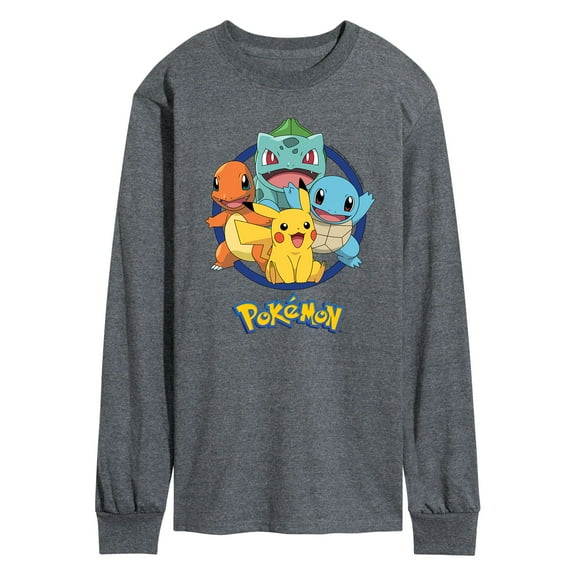 Pokémon - Round Group - Men's Long Sleeve T-Shirt