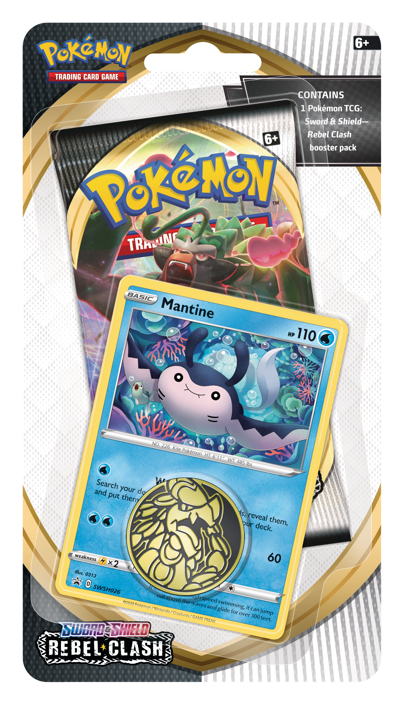 pokemon rebel clash booster packs Pokemon TCG Sword & Shield Rebel Clash Booster Box – PokeWayne