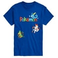 thumbnail image 1 of Pokémon - Sas Starters - Men's Short Sleeve Graphic T-Shirt, 1 of 4