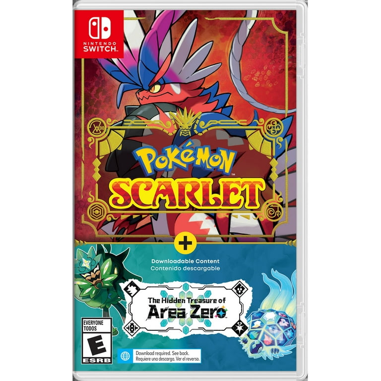 Free Shipping! Nintendo Pokémon Scarlet Bundle with The Hidden