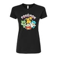 thumbnail image 1 of Pokémon - Scarlet & Violet Starters - Juniors Fitted Graphic T-Shirt, 1 of 5