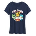 thumbnail image 1 of Pokémon - Scarlet & Violet Starters - Women's Short Sleeve Graphic T-Shirt, 1 of 5
