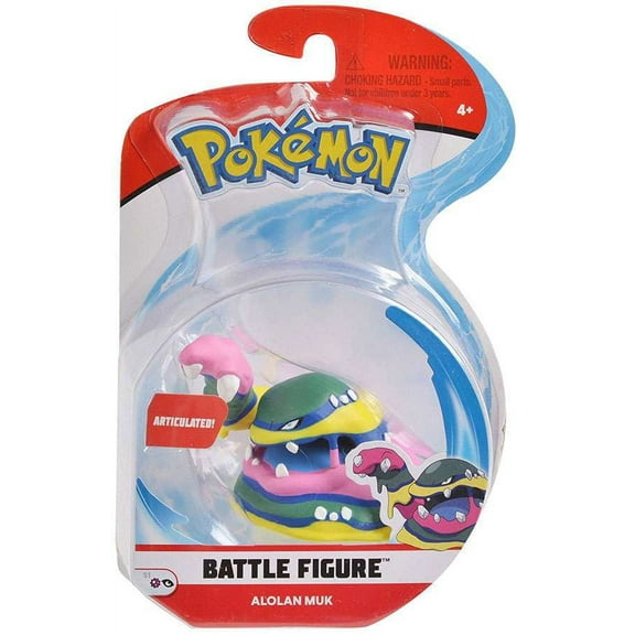 Pokémon Alolan Muk Battle Figure - Collectible Toy