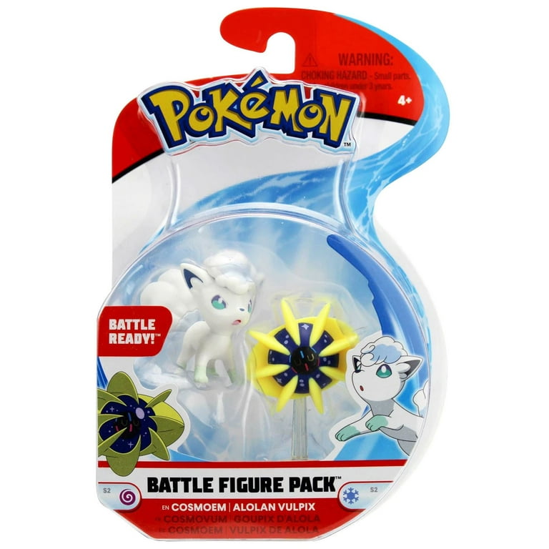 Pokémon Series 2 Battle Figure Cosmoem & Alolan Vulpix Mini