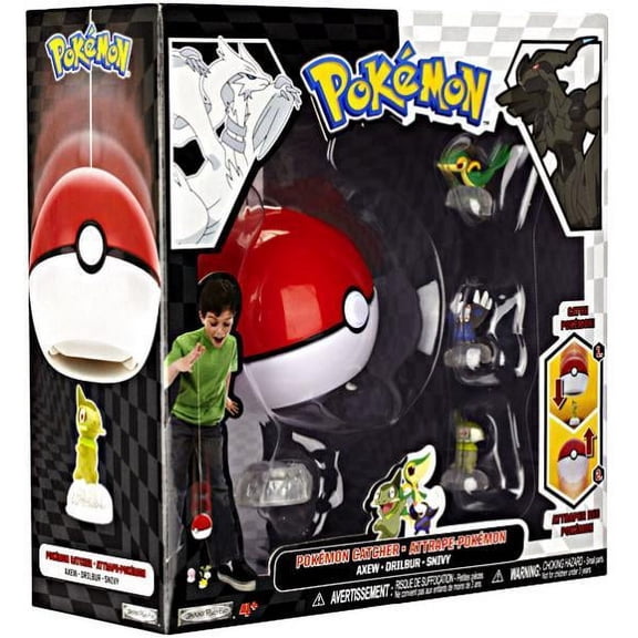 Pokmon Series 2 Catcher Axew, Drilbur & Snivy Figure, 3 Pack
