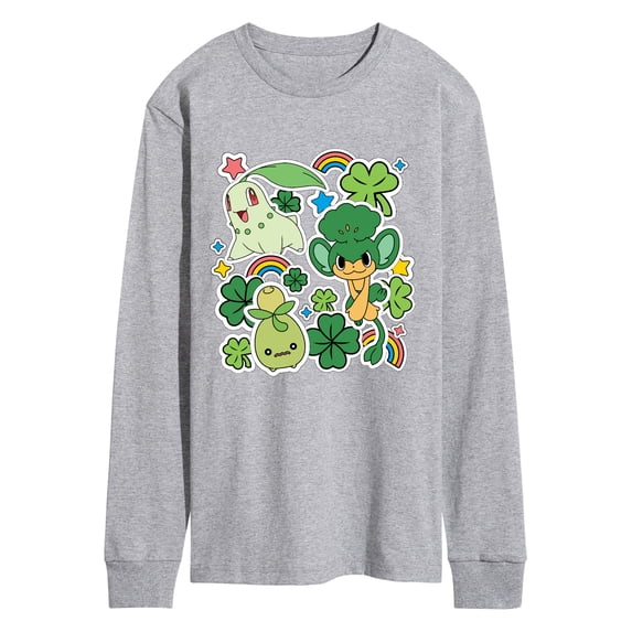 Pokémon - Shamrock Stickers Long Sleeve Graphic T-Shirt