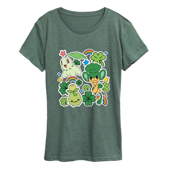 Pokémon - Shamrock Stickers Short Sleeve Graphic T-Shirt