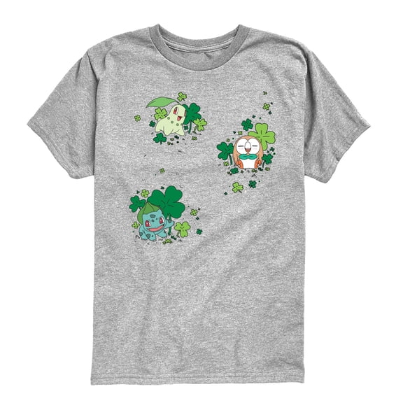 Pokémon - Shamrocks - Youth Boys Short Sleeve Graphic T-Shirt