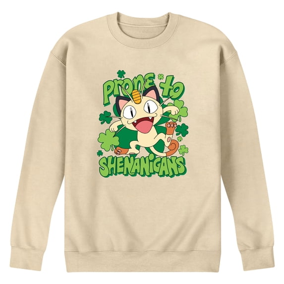 Pokémon - Shenanigans Meowth Graphic Fleece Sweatshirt