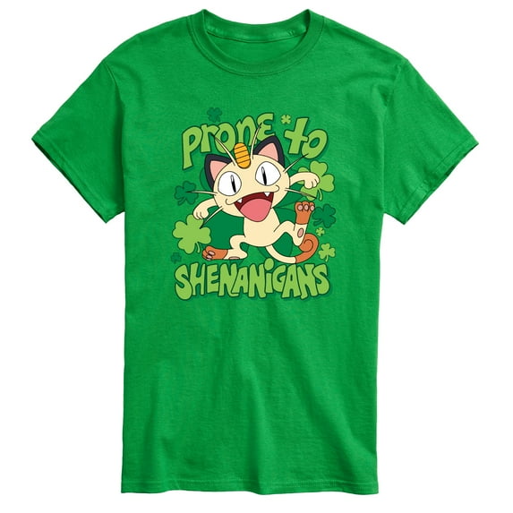 Pokémon - Shenanigans Meowth - Men's Short Sleeve Graphic T-Shirt ...