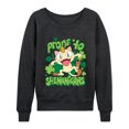 thumbnail image 1 of Pokémon - Shenanigans Meowth - Women's French Terry Long Sleeve Pullover, 1 of 4