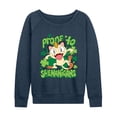 thumbnail image 1 of Pokémon - Shenanigans Meowth - Women's French Terry Long Sleeve Pullover, 1 of 4
