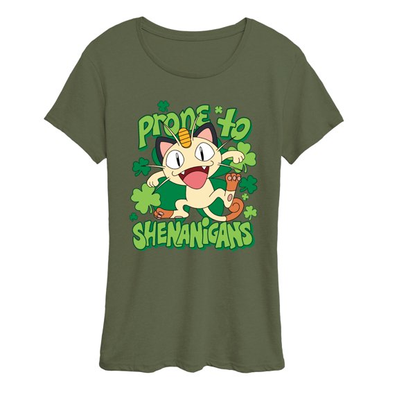 Pokémon - Shenanigans Meowth - Women's Short Sleeve Graphic T-Shirt