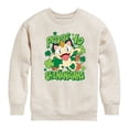 thumbnail image 1 of Pokémon - Shenanigans Meowth - Youth Boys Crew Fleece Sweatshirt, 1 of 4