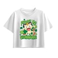 thumbnail image 1 of Pokémon - Shenanigans Meowth - Youth Girls Boxy T-Shirt, 1 of 4