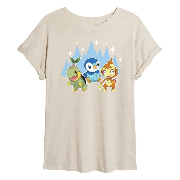 Pokémon - Sinnoh Winter Group - Juniors Muscle T-Shirt