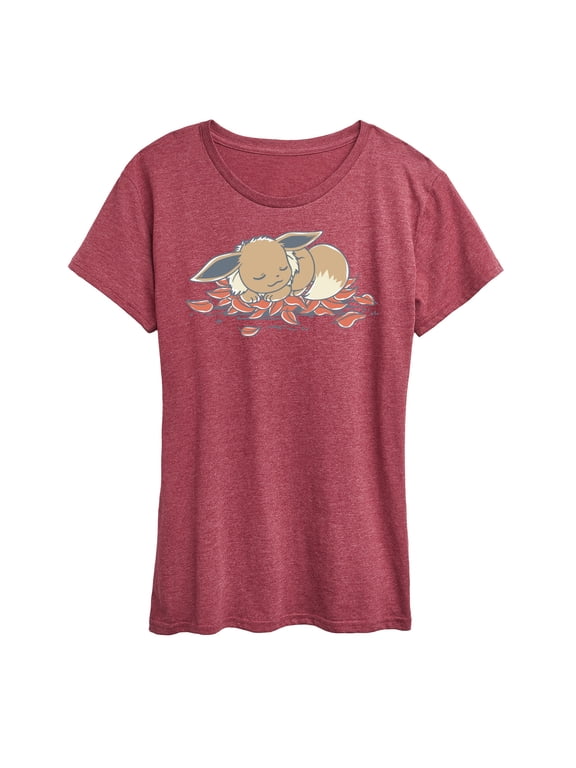 Pokémon - Sleeping Eevee - Women's Short Sleeve Graphic T-Shirt