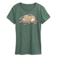 thumbnail image 1 of Pokémon - Sleeping Eevee -  Women's Short Sleeve Graphic T-Shirt, 1 of 5
