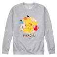 thumbnail image 1 of Pokémon - Sleeping Pikachu - Men's Crew Fleece Sweatshirt, 1 of 4