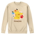 thumbnail image 1 of Pokémon - Sleeping Pikachu - Men's Crew Fleece Sweatshirt, 1 of 3