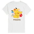 thumbnail image 1 of Pokémon - Sleeping Pikachu - Men's Short Sleeve Graphic T- Shirt, 1 of 5
