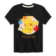 thumbnail image 1 of Pokémon - Sleeping Pikachu - Toddler And Youth Short Sleeve Graphic T-Shirt, 1 of 5