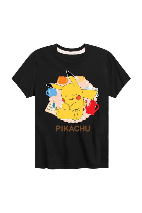 Pokémon - Sleeping Pikachu - Toddler And Youth Short Sleeve Graphic T-Shirt