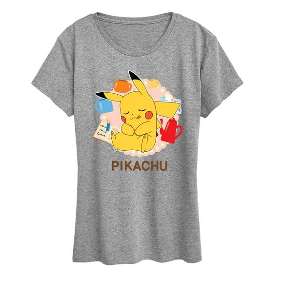 Pokémon - Sleeping Pikachu - Women's Short Sleeve Graphic T- Shirt