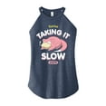 thumbnail image 1 of Pokémon - Slowpoke Taking It Slow - Juniors High Neck Tank Top, 1 of 5