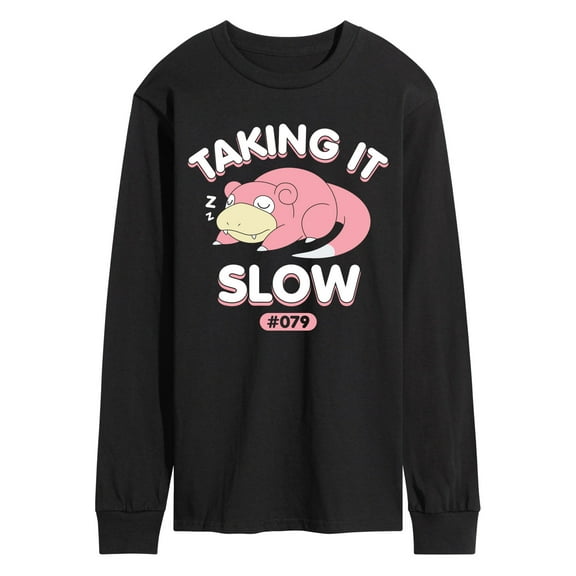 Pokémon - Slowpoke Taking It Slow - Men's Long Sleeve T-Shirt