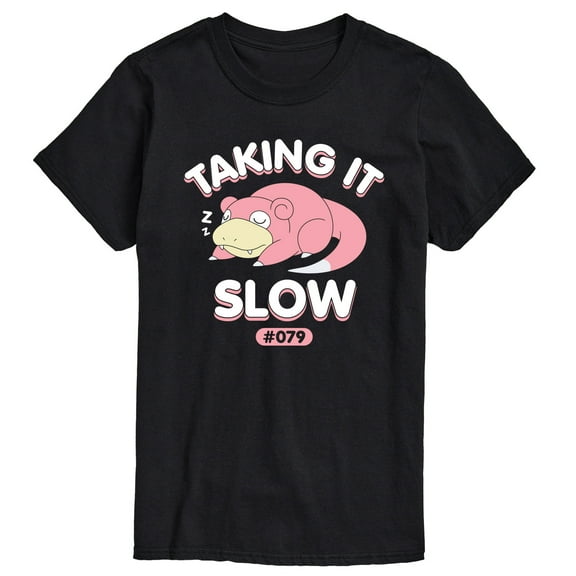 Pokémon - Slowpoke Taking It Slow - Men's Short Sleeve Graphic T-Shirt