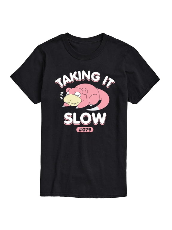 Pokémon - Slowpoke Taking It Slow Men's Short Sleeve Graphic T-Shirt
