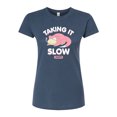 thumbnail image 1 of Pokémon - Slowpoke Taking it Slow - Juniors Fitted Graphic T-Shirt, 1 of 5