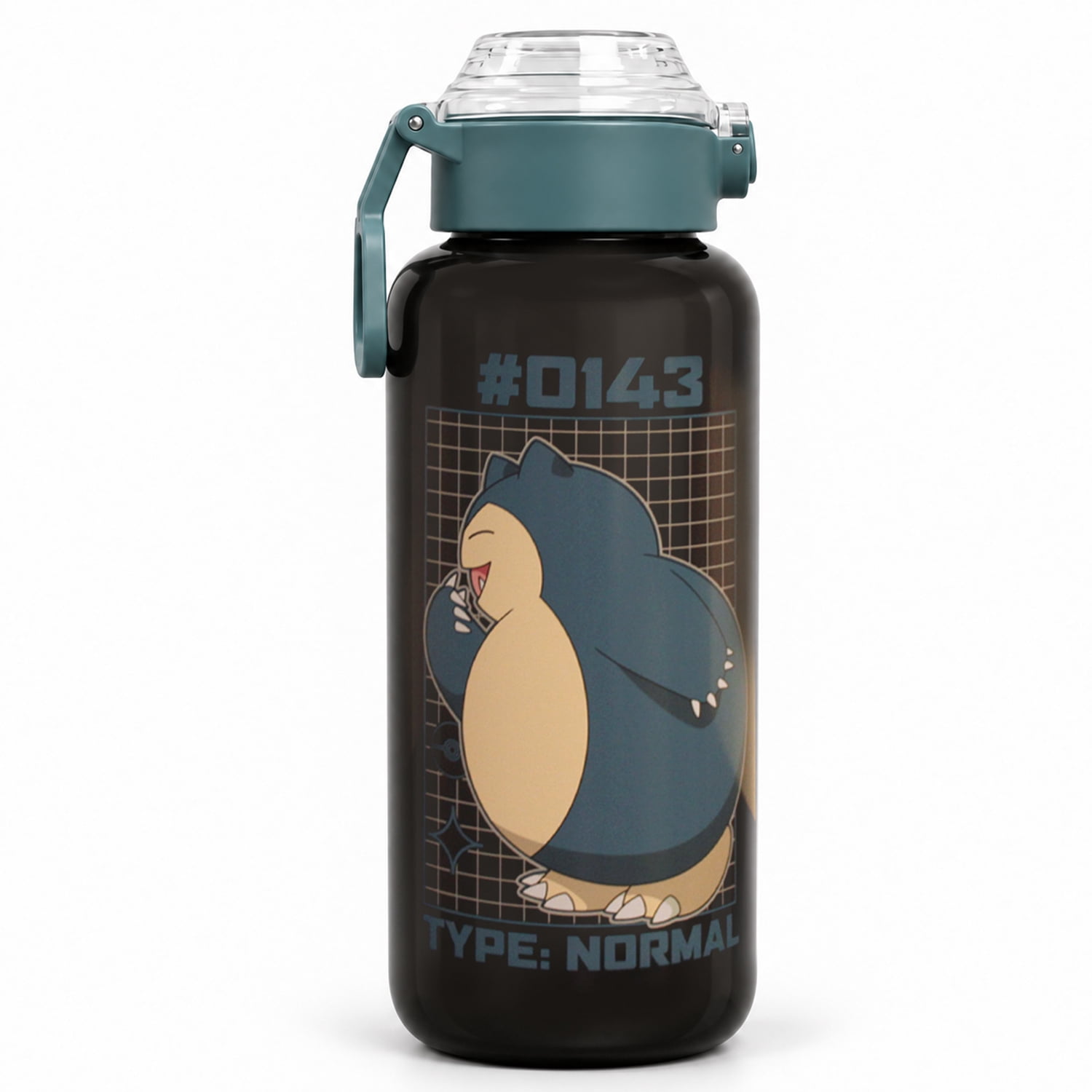 Pokémon Snorlax 32oz Stainless Steel Water Bottle with Flip Lid and Spout