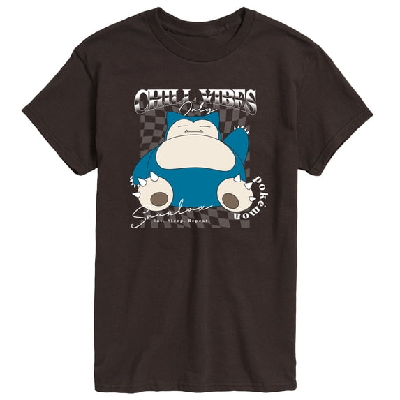 Pokémon - Snorlax Chill Vibes - Men's Short Sleeve Graphic T-Shirt