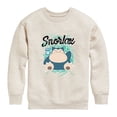 thumbnail image 1 of Pokémon - Snorlax Graffiti - Youth Boys Crew Fleece Sweatshirt, 1 of 4