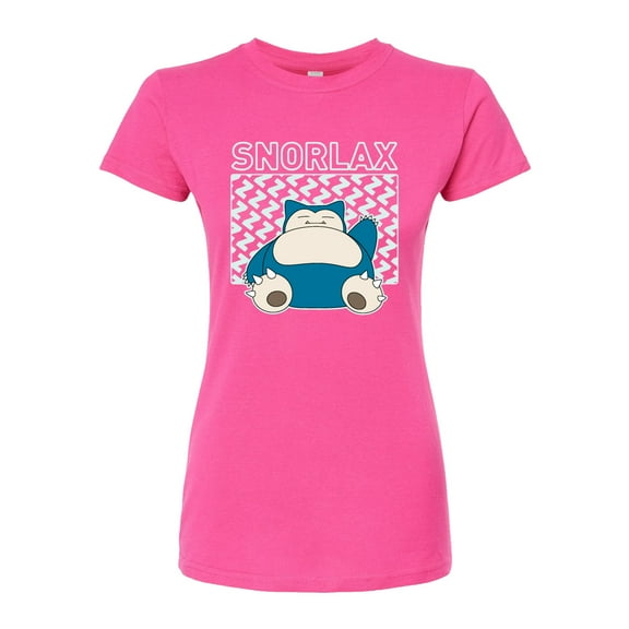 Pokémon - Snorlax - Juniors Fitted Graphic T-Shirt