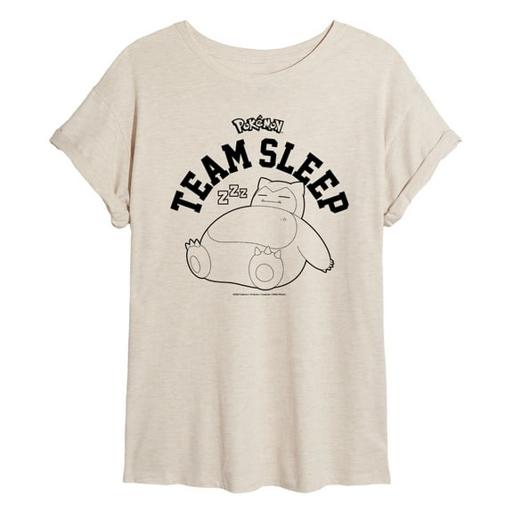 Pokémon - Snorlax Team Sleep - Women's Oversized T-Shirt