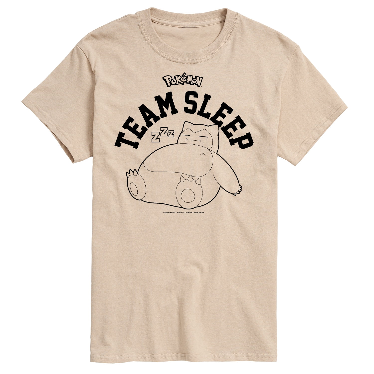 Pokémon - Snorlax Team Sleep - Men's Short Sleeve Graphic T-Shirt