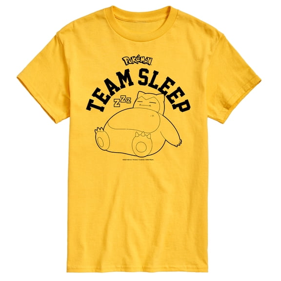 Pokémon - Snorlax Team Sleep - Men's Short Sleeve Graphic T-Shirt
