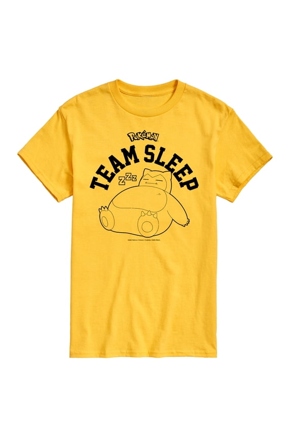 Pokémon - Snorlax Team Sleep - Men's Short Sleeve Graphic T-Shirt